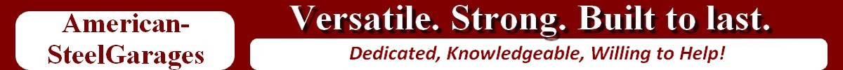image of american steel garages logo, dedicated, knowledgeable, willing to help!