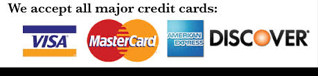 image of major credit cards accepted