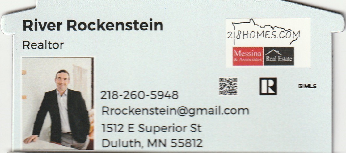 business card of River Rockenstein Realtor, Messina and associates